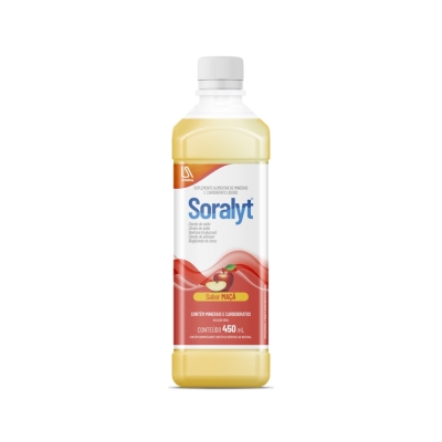 Reidratante Oral Soralyt Minerais e Carboidratos Líquido – Sabor Maçã – Frasco 450 ml