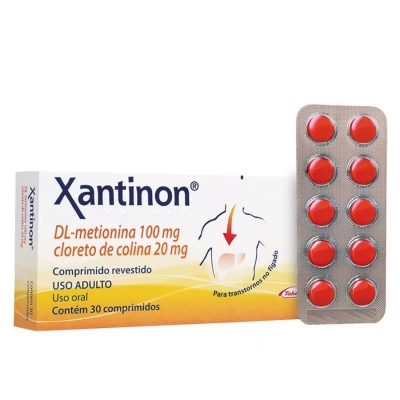 Xantion 100mg + 20mg 30 Comprimidos Revestidos