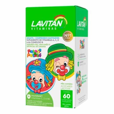 Lavitan kids mastigavel 60cpr misto