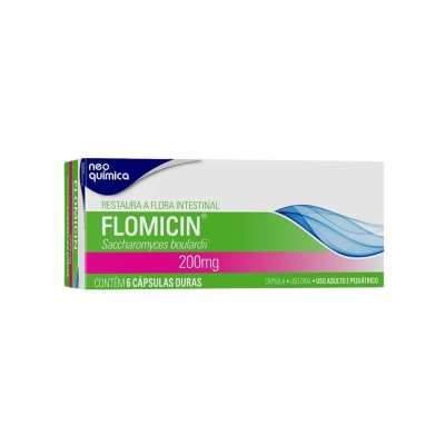 Flomicin 100 mg – 12 Cápsulas Gelatinosas Duras – Medicamento Probiótico