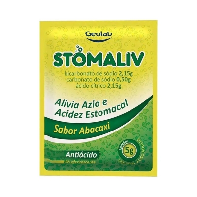 Stomaliv Pó Efervescente Sabor Abacaxi 5 g
