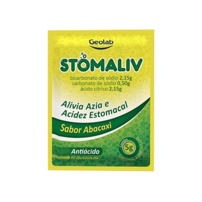 Stomaliv Pó Efervescente Sabor Abacaxi 5 g
