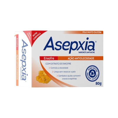 Sabonete Barra Asepxia Enxofre 85g