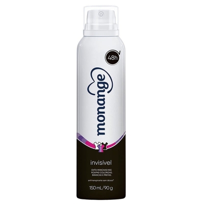 Desodorante Aerossol Monange Invisível 150ml