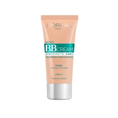 Bb cream efeito matte 5em1 fps50 media 30ml