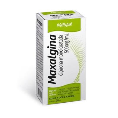Maxalgina Dipirona Sódica 500mg/ml Solução Gotas 20ml