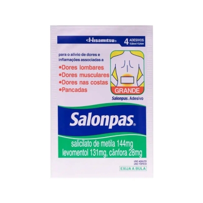 Salonpas Adesivo Grande 4 Unidades 