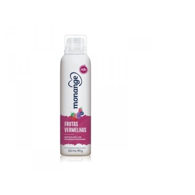 Desodorante Aerosol Monange Frutas Vermelhas 150ml