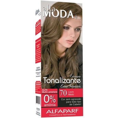 Tonalizante Altamoda 7.0 Louro Médio 120g