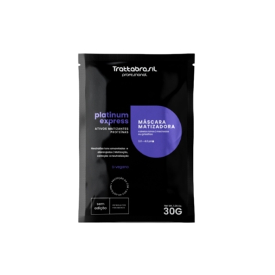 Máscara Platinum Express Trattabrasil Sachê 30g