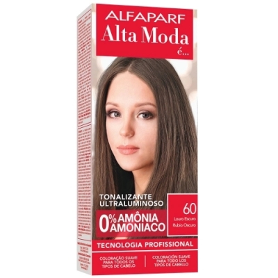 Tonalizante Alta Moda 6.0 Louro Escuro 120g