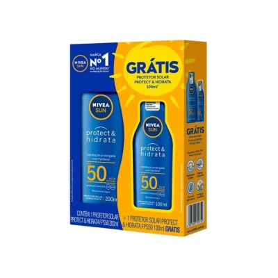 Nivea Protetor Solar Sun Protect/Hidrata FPS 50 200 ml