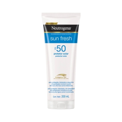 : Neutrogena Sun Fresh FPS50 Protetor Solar 200ml – Protetor Solar Corporal FPS 50, 200 ml