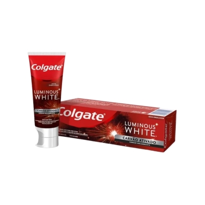 Creme Dental Colgate Luminous White Carvão Ativado 70 g