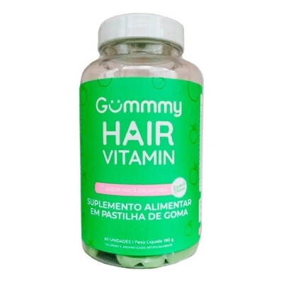 Gummy Hair Vitamin Maça Verde 60 Unidades