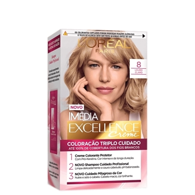 Tintura Imédia N° 8 Louro Claro