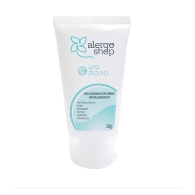 Desodorante em Creme AlergoShop Hipoalergênico Antitranspirante 50g