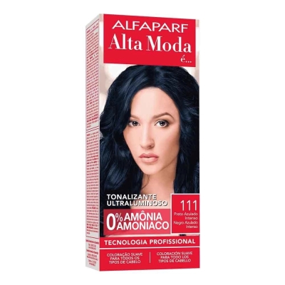 Tonalizante Alta Moda 1.11 Preto Azulado Intenso 120g