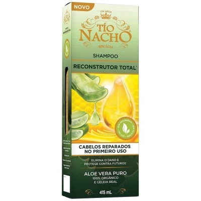 Shampoo Tio Nacho Reconstrucao Total 415ml