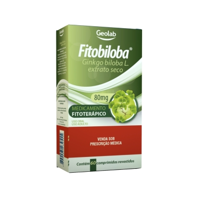 Fitobiloba 80mg 60 comprimidos revestidos (Ginkgo Biloba)