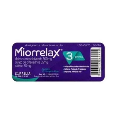 Miorrelax 10 Comprimidos