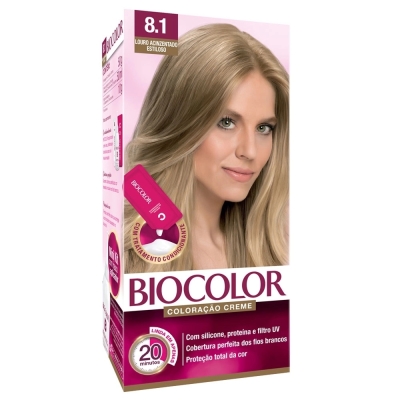 Tin.biocolor 8.1 louro cinza claro