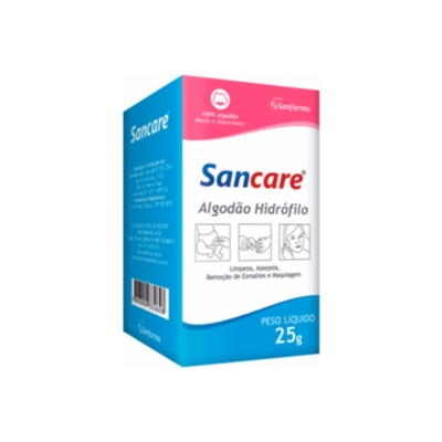 Algodão Hidrófilo Sancare 25g
