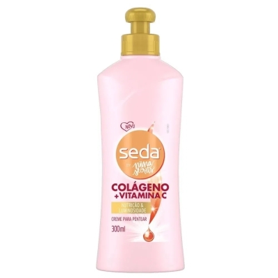 Creme Para Pentear Seda By Niina Secrets Colágeno e Vitamina C 300ml