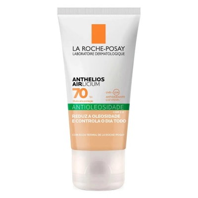 La Roche-Posay Anthelios Airlicium – Protetor Solar Facial com Cor (Tom 2.0) – FPS 70 – Tubo 40 g
