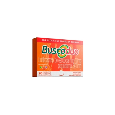 Buscoduo 10mg + 500mg – 20 Comprimidos Revestidos