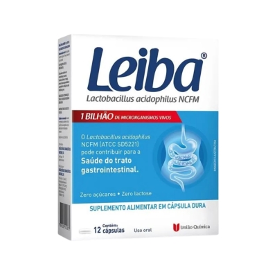 Leiba – Probiótico – 12 Cápsulas