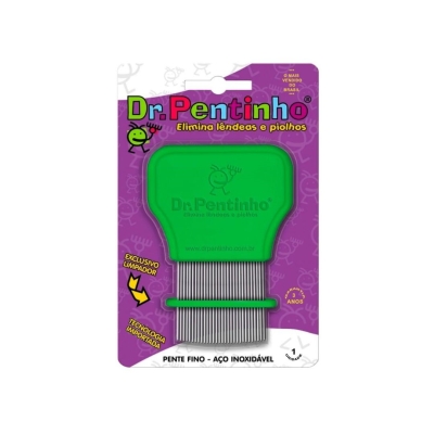 Pente fino aco inox dr. pentinho