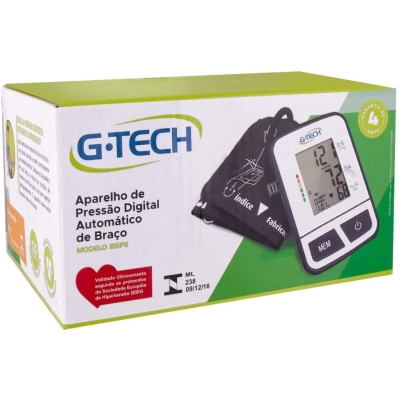 Aparelho de pressão Digital Automático de Braço BPS11 G-Tech