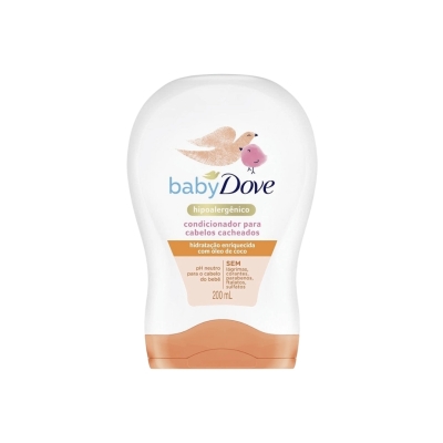 Dove Baby Shampoo Hidratação Enriquecida Cabelos Cacheados 200ml