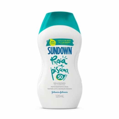 Sundown – Protetor Solar Corporal e Facial – FPS 50 – Frasco 120 ml
