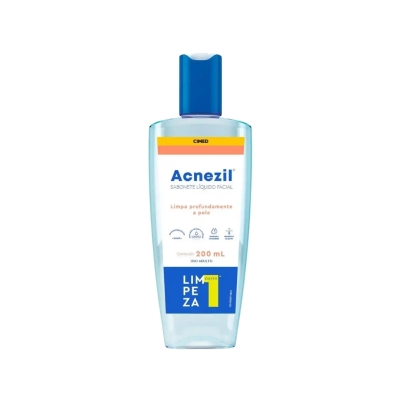 Sabonete Líquido Facial Anti-Acne Acnezil – Frasco 200 ml