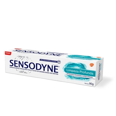 Cremel Dental Sensodyne Limpeza Profunda Caixa 90G