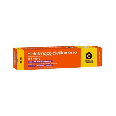 Cimed Diclofenaco Dietilamônio Gel 60g