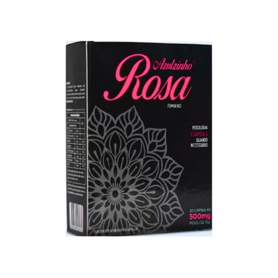 Azulzinho Rosa 30 Cápsulas