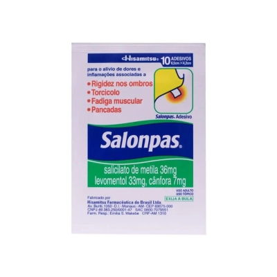 Salonpas Adesivo Pequeno 10 Unidades