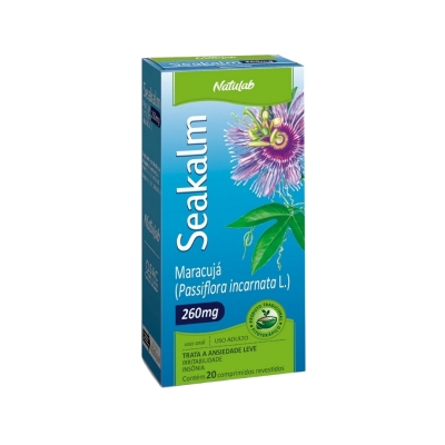 Seakalm 260 mg – Calmante Fitoterápico em Comprimidos Revestidos
30 CPR