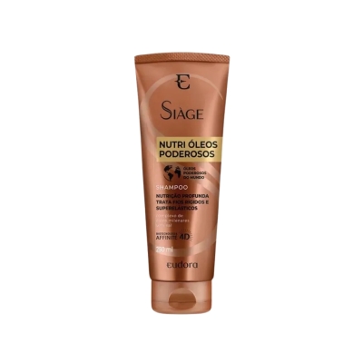 SH. Eudora Si&agrave;ge Nutri Óleos Poderosos – Shampoo Capilar – Bisnaga 250 ml