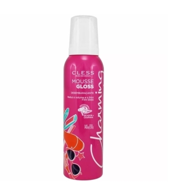 Charming Mousse Gloss Desembaraçante 140 ml — mousse gloss desembaraçante Charming 140 ml