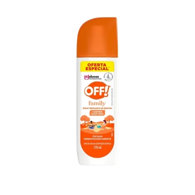 Repelente off spray family 170ml