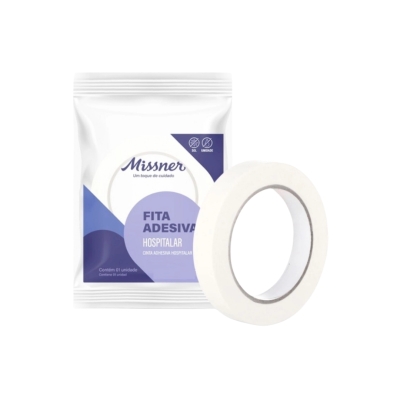 Fita Adesiva Crepe 16 mm x 50 m Missner – Fita Adesiva Crepe Hospitalar