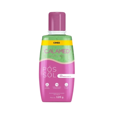 Calamed Pós-Sol Gel Refrescante Aloe Vera – Frasco 120g