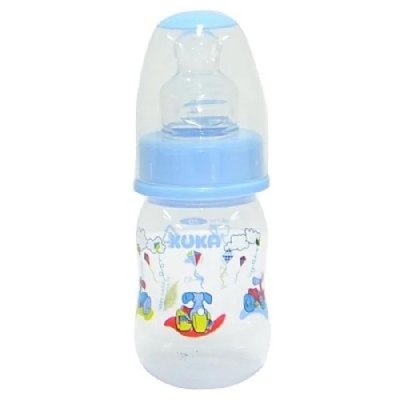 Mamadeira Kuka Bico Ortodôntico Natural Color Azul 70ml