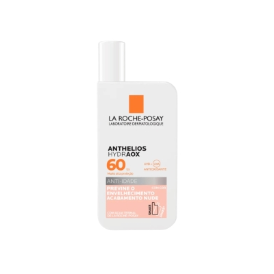 La Roche-Posay Anthelios Hydraox Fluid com Cor – Protetor Solar Facial – FPS 60 – Frasco 50 g
