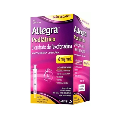 Allegra Pediátrico – Suspensão Oral 60 mL