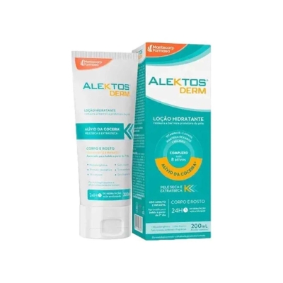  Loção Hidratante Alektos Derm Corpo e Rosto 200ml